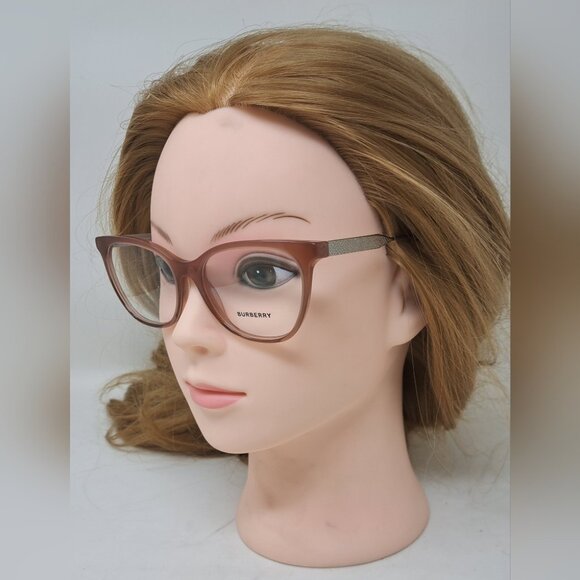 NWT Burberry Women's Charlotte Eye Glasses Frames Brown BE 2333 3173 53-16-140 - Picture 1 of 16